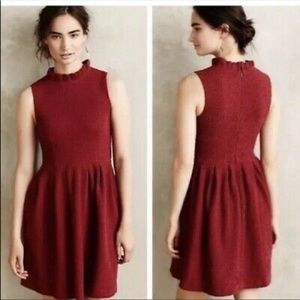 Ganni Pinnacle Textured Fit and Flare Dress ADORABLE & PERFECT